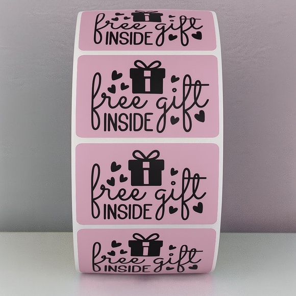 Free Gift Inside Stickers – Cute Labels for Packaging and Small Business - Picture 4 of 11